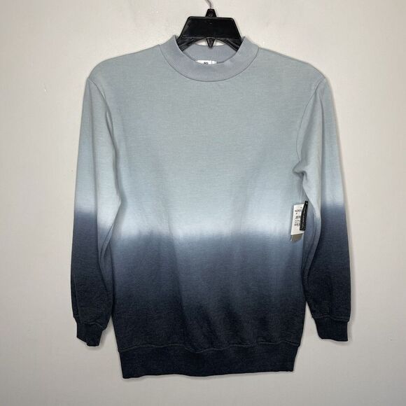 BP Sweatshirt Womens XS Gray Dip-Dyed Pullover NEW Crewneck Oversized - Picture 1 of 6